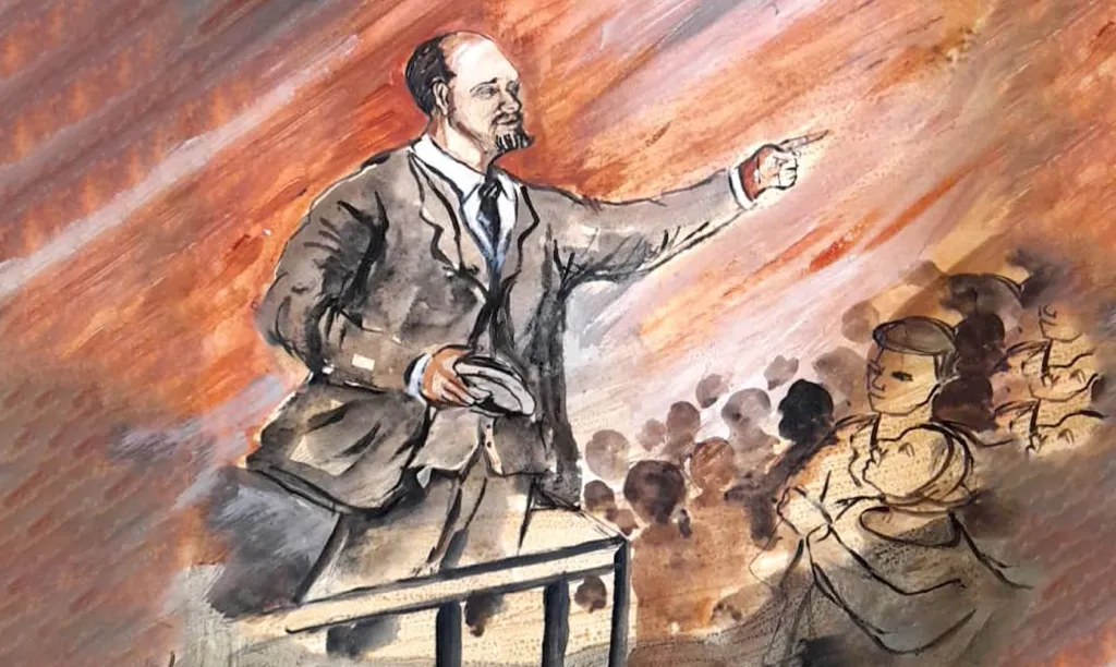 അര നൂറ്റാണ്ടുമുമ്പ് വീടിന്റെ ചെങ്കൽ ചുമരിൽ കണ്ട ആ മഹാമനുഷ്യൻ എങ്ങനെയാണ് പല പ്രത്യക്ഷങ്ങളായി മനസ്സിൽ നിറഞ്ഞതെന്ന് തേടലാണ് ഈ നോവൽ. ചിത്രീകരണം: രാജേഷ് ചിറപ്പാട്