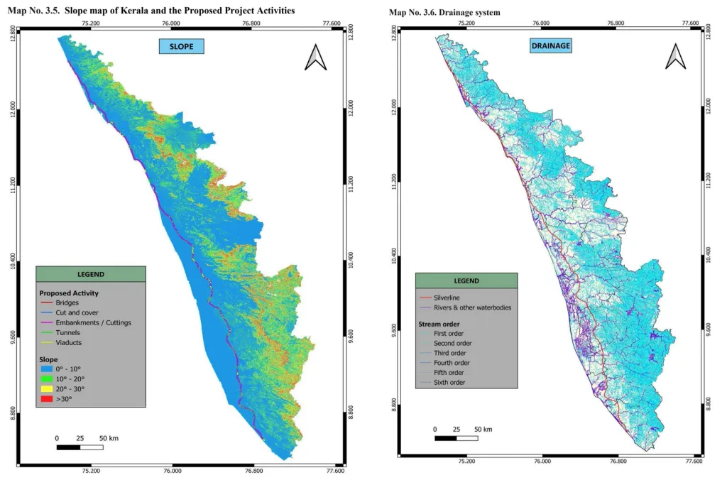 പരിഷത്തിന്റെ സിൽവർ ലൈൻ പഠന റിപ്പോർട്ടിൽനിന്ന്