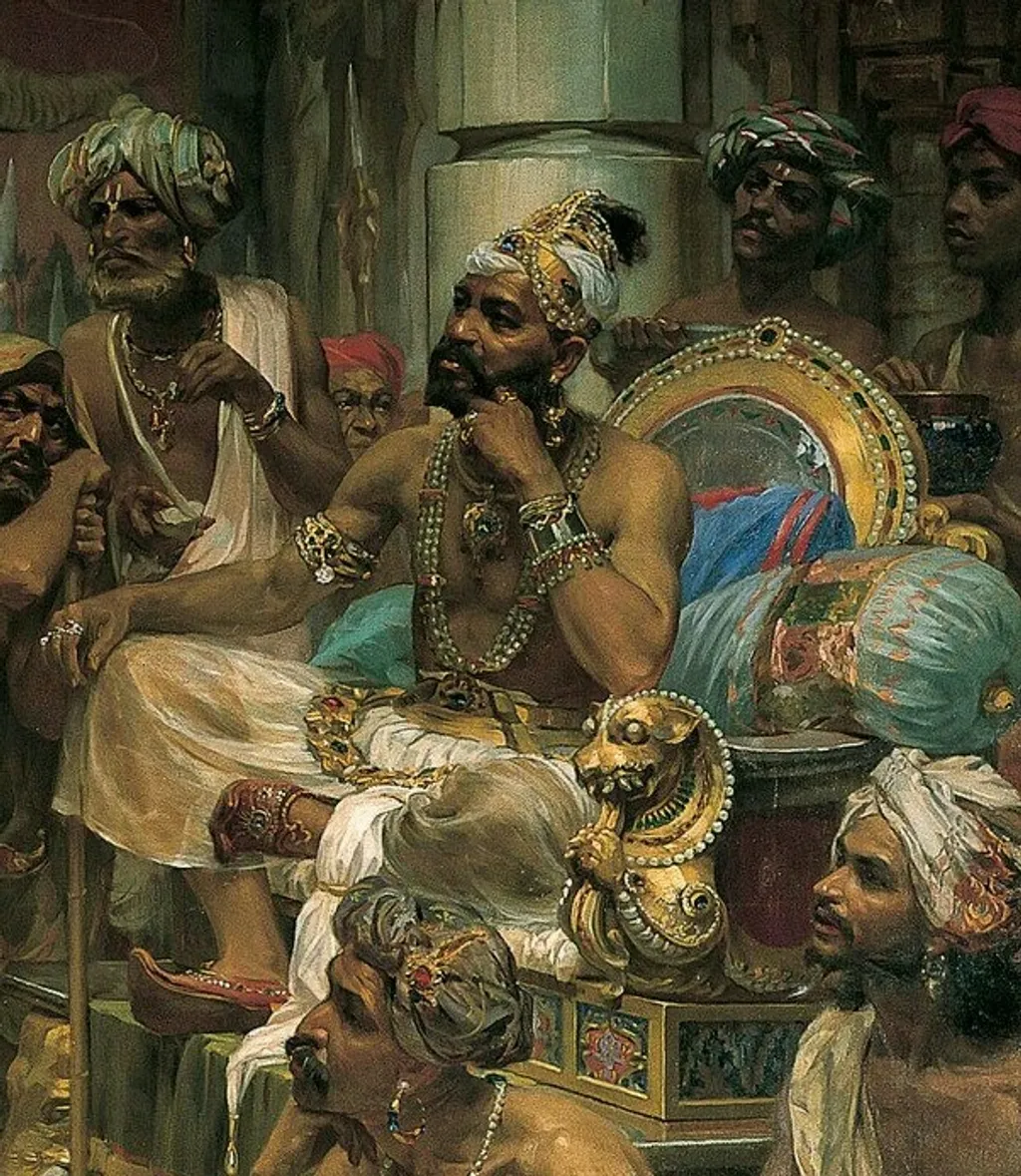 കോഴിക്കോട് സാമൂതിരി (1495–1500)  by Veloso Salgado in 1898