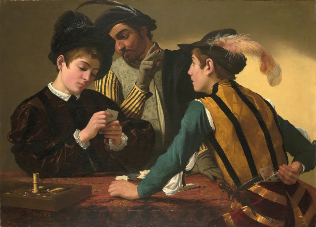 the cardsharps / Michelangelo Merisi da Caravaggio