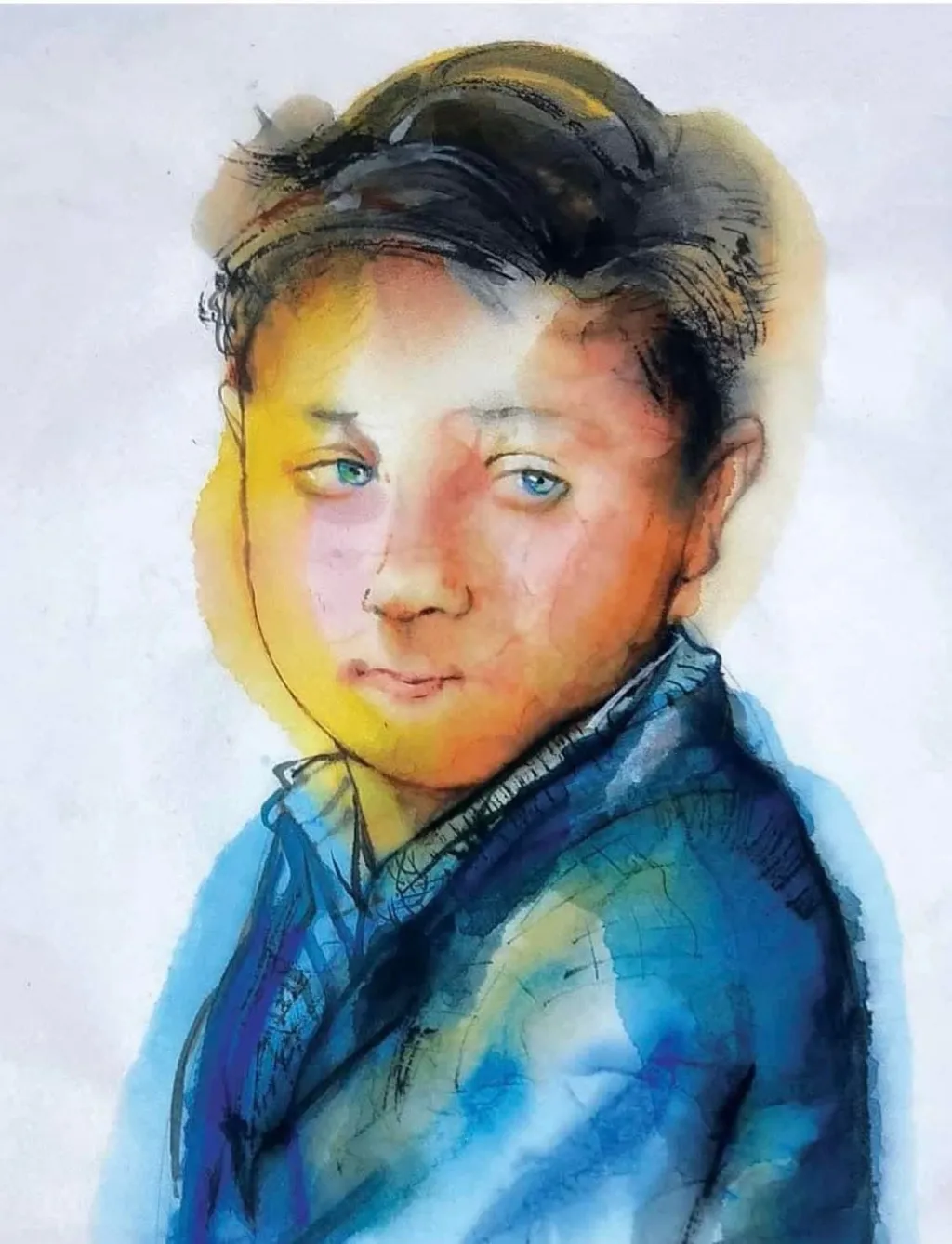 ബൈസിക്കിൾ തീവ്സിലെ  ബ്രൂണോ / വര: സി.ഭാഗ്യനാഥ്