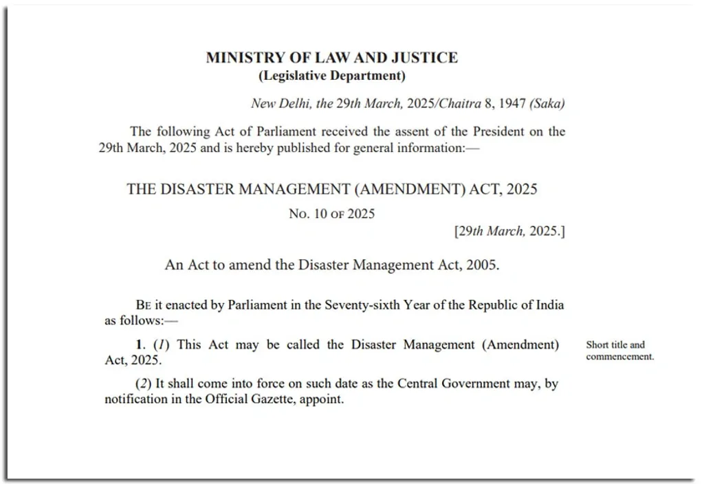 2025 മാർച്ച് 29 ന് ദുരിതാശ്വാസത്തിൽ ദുരിതബാധിതരുടെ വായ്പ എഴുതിത്തള്ളാമെന്നടക്കമുള്ള 2005 ലെ ഡിസാസ്റ്റർ മാനേജ്മെന്റ് ആക്ടിലെ സെക്ഷൻ 12,13 എന്നിവ ഒഴിവാക്കി കൊണ്ടുള്ള വിജ്ഞാപനം പുറത്തു വന്നിട്ടുണ്ട്.