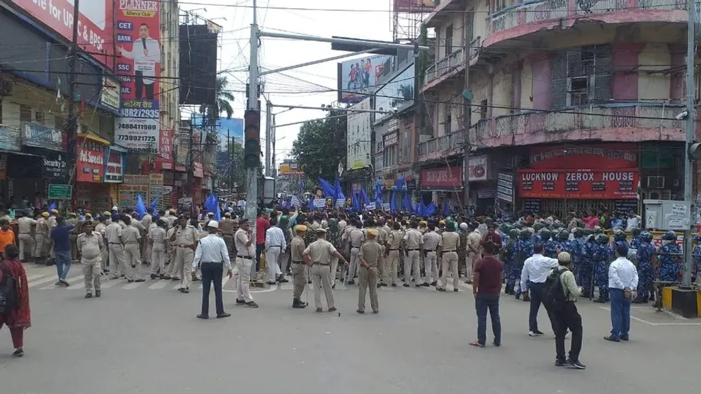  ബീഹാറിൽ  നടന്ന പ്രതിഷേധ മാർച്ച്