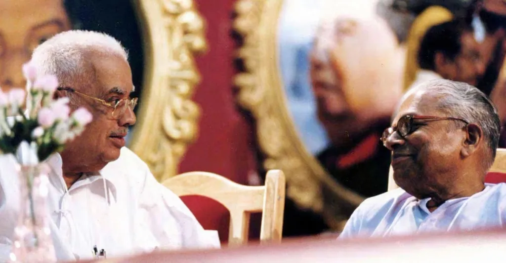 നായനാർ മുഖ്യമന്ത്രിയാകുമ്പോൾ ആരാകണം സെക്രട്ടറി എന്ന ചോദ്യത്തിന് സി.പി.എം കണ്ടുപിടിച്ച ഉത്തരമാണ് വി.എസ്. അവിടെയാണ് ഇന്നത്തെ വി.എസ്. ജനിക്കുന്നത്.
