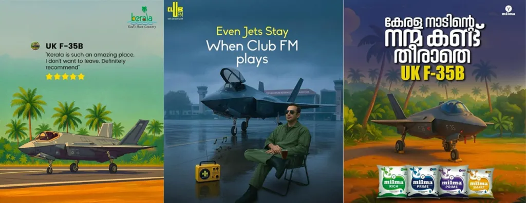 ട്രോളുകൾ എല്ലായ്പ്പോഴും നെഗറ്റീവോ സാമൂഹികവിരുദ്ധമോ ആണെന്ന പ്രബലമായ അനുമാനത്തെ വെല്ലുവിളിക്കുന്നതാണ് British F-35  വിമാനവുമായി ബന്ധപ്പെട്ട ട്രോളുകൾ. 