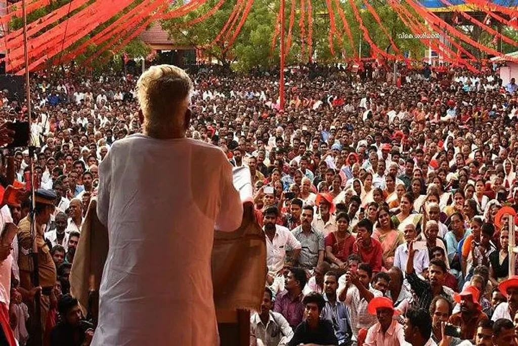 കേരളത്തിൽ പാർട്ടിക്കകത്തും പുറത്തും പലരും വിശ്വസിച്ചിരുന്നത്, വി.എസിന്റെ ഹൈ വോൾട്ടേജ് പ്രചാരണങ്ങളാണ് ഇടതുമുന്നണിയുടെ തിരഞ്ഞെടുപ്പ് ജയത്തിന് പ്രധാന ചാലക ശക്തിയായതെന്നാണ്.