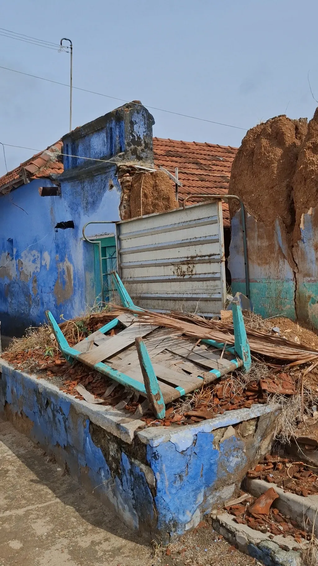 സിനിമയിലെ കഥാപാത്രമായ സുന്ദരത്തിന്റെ വീട് (ഇപ്പോൾ തകർന്നു). Photo credit / നന്ദ ബി. എസ്.