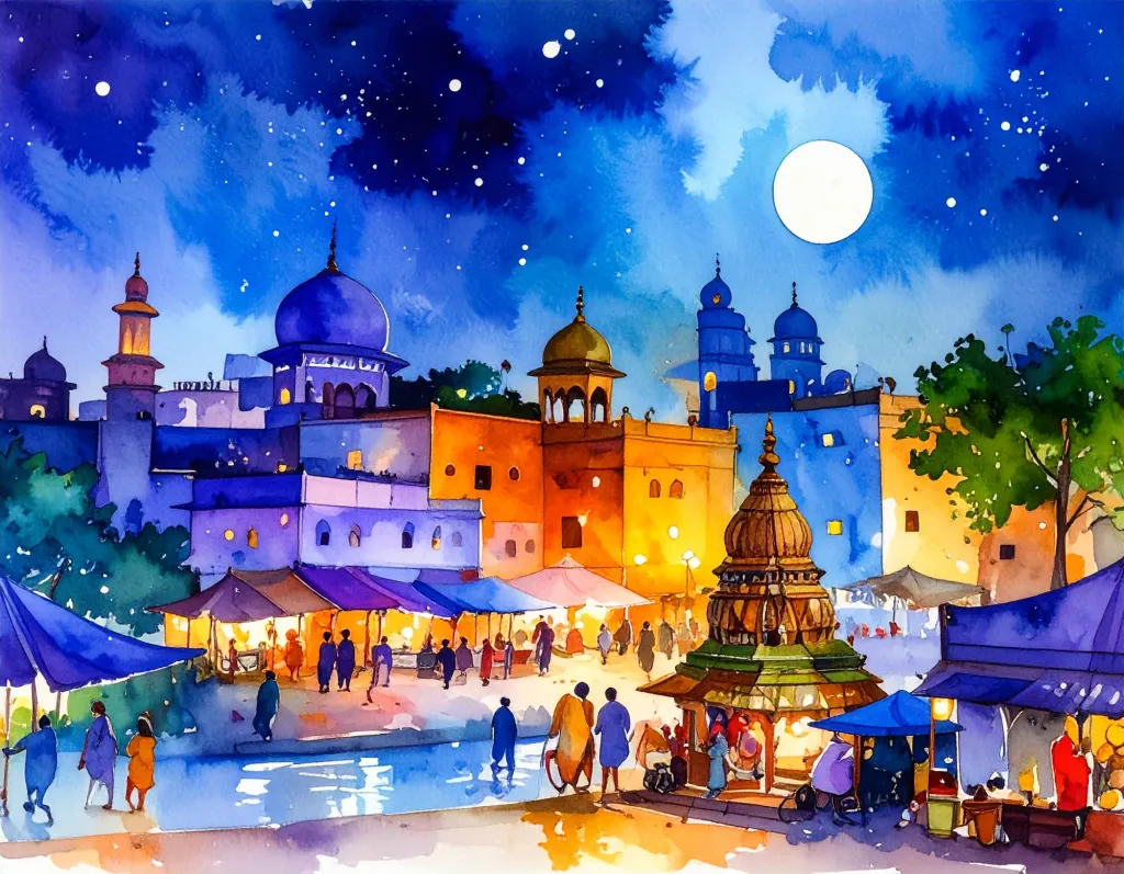 നഗരത്തിലെ രാത്രി  ആദ്യമായി കാണുകയായിരുന്നു. വൈദ്യുതി  വിളക്കുകൾ കണ്ടപ്പോൾ  സ്വർഗത്തിലെത്തിയ പ്രതീതി.