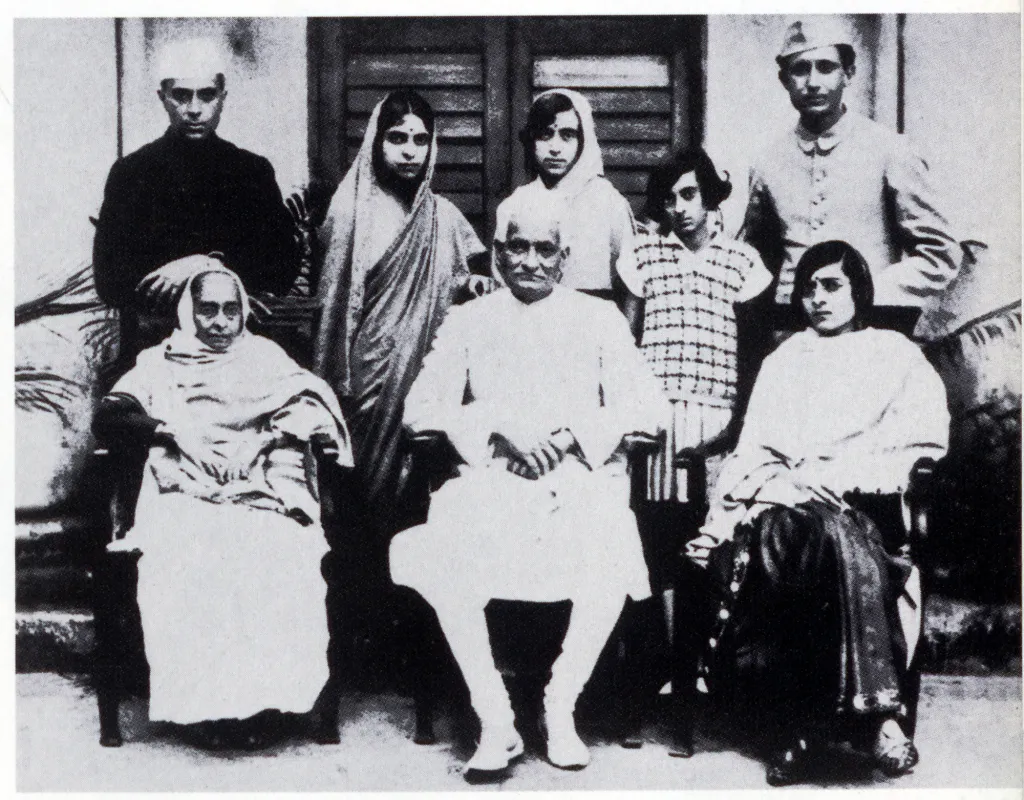 ജവഹർലാൽ നെഹ്‌റുവിന്റെ കുടുംബം