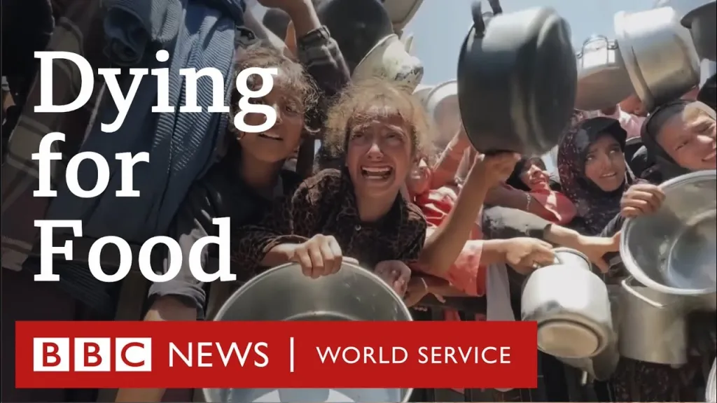 ‘ഗാസ: അന്നത്തിനായി മരിക്കുന്നു’ (Gaza: Dying for Food) ബി.ബി.സി. ഡോക്യുമെന്ററി