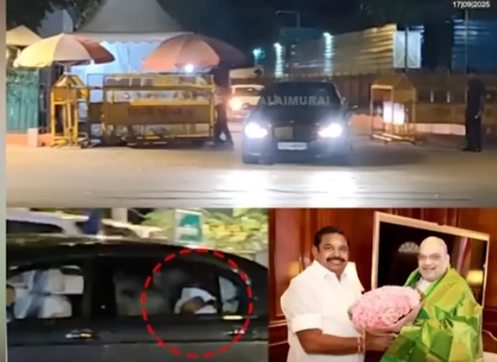 അകത്തും പുറത്തുമുള്ള ഇത്തരം സമ്മർദ്ദങ്ങൾക്ക് പരിഹാരം കാണാനുദ്ദേശിച്ച് അമിത് ഷായുമായി നടത്തിയ കൂടിക്കാഴ്ചയ്ക്കൊടുവിൽ നിരാശനായി, കൈകൊണ്ടു മുഖം മറച്ച് കാറിൽ മടങ്ങുന്ന എടപ്പാടിയുടെ ദൃശ്യങ്ങൾ സമൂഹമാധ്യമങ്ങളിൽ ട്രോളുകളായി പ്രചരിക്കുകയുമുണ്ടായി.