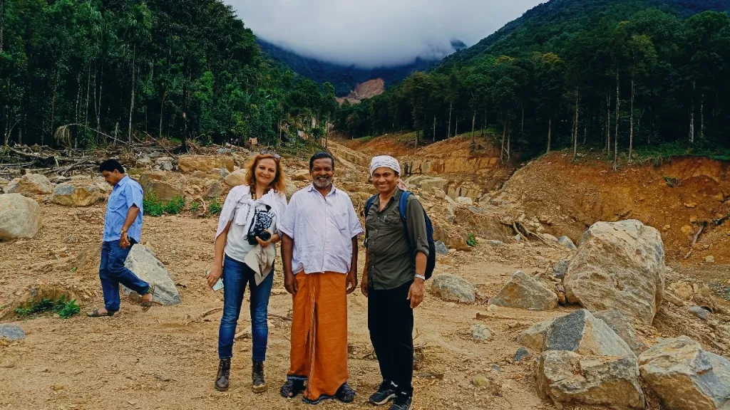 ഡോ. ജയശ്രീ സൻവാൾ, ചെറുവയൽ രാമൻ, പ്രൊഫ. സി.പി. രാജേന്ദ്രൻ.