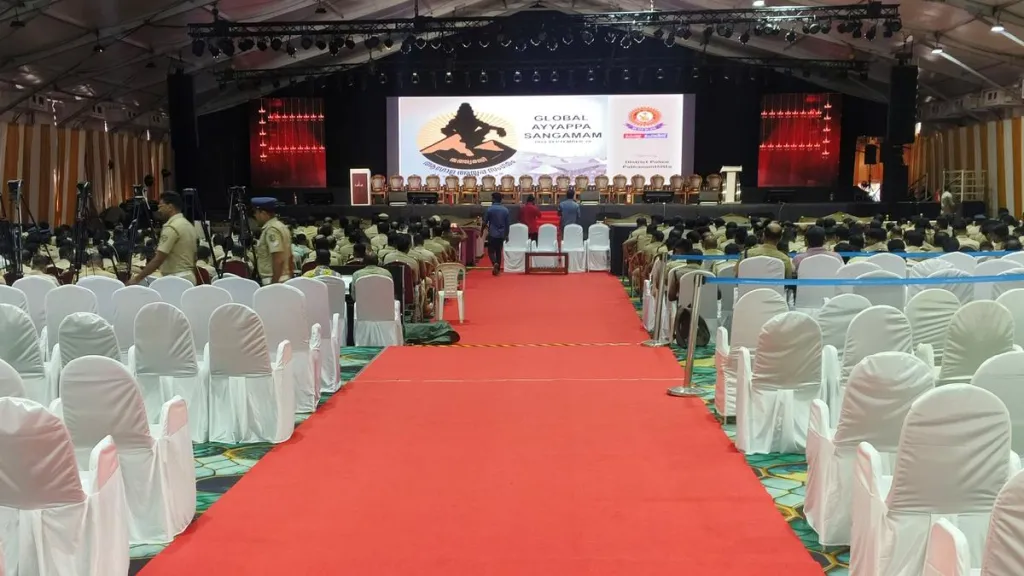 ശബരിമലയിൽ അയ്യപ്പഭകതർക്ക് അവിടുത്തെ ഭക്തബാഹുല്യം കണക്കിലെടുത്തുള്ള സൗകര്യമുണ്ടാക്കാനാണ് ആഗോള അയ്യപ്പസംഗമം സംഘടിപ്പിച്ചത്. 