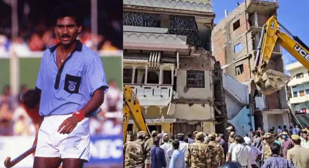 ബുൾഡോസർ രാജിന്റെ തുമ്പിക്കൈകൾ ഒളിംപിക് സ്വർണമെഡൽ നേടിയയാളും പത്മശ്രീ ജേതാവുമായ മുഹമ്മദ് ഷാഹിദിന്റെ പൂർവിക ഭവനവും പൊളിച്ചുമാറ്റി. 