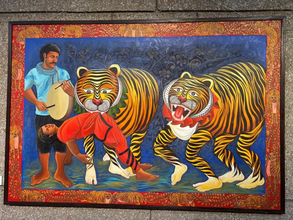 കൻഹ ബെഹ്‌റയുടെ Thy Fearful Symmetry എന്ന എക്സിബിഷനിൽനിന്ന്.