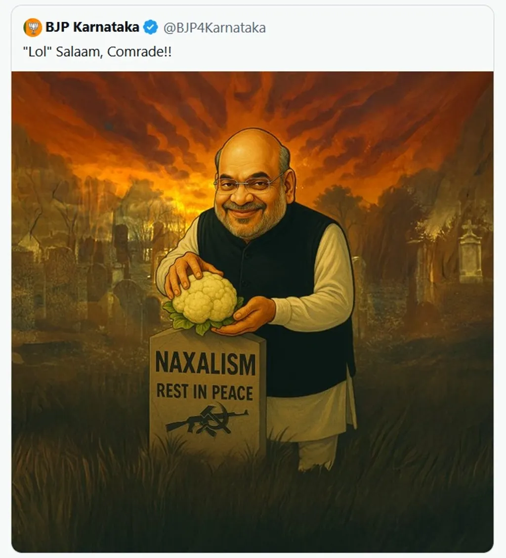 ചില കാവി സോഷ്യൽ മീഡിയ ഫ്ലാറ്റ്ഫോമുകളും ഹാൻഡിലുകളും കോളിഫ്ലവറിന്റെ ചിത്രങ്ങൾ പങ്കിട്ടത് ലോഗെയ്ൻ കൂട്ടക്കൊലയെമുന്നറിയിപ്പായി ഉയർത്താനായിരുന്നു.