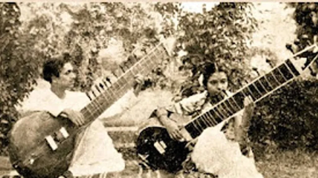 അന്നപൂർണ്ണയും ജീവിതപങ്കാളി രവിശങ്കറും.