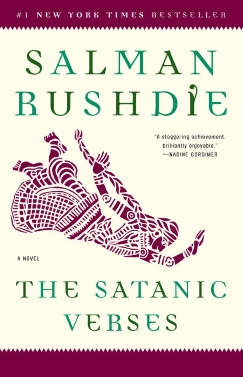 41-ാം വയസ്സിൽ, 1988-ലാണ് വിവാദ നോവലായ സാത്താനിക് വേഴ്സസ് (The Satanic Verses) റുഷ്ദി എഴുതി പ്രസിദ്ധീകരിച്ചത്. അന്നുതൊട്ട് ഈ എഴുത്തുകാരൻ കൊല്ലപ്പെട്ടേക്കുമെന്ന സാദ്ധ്യതയുമായാണ് ജീവിച്ചുപോന്നത്. 