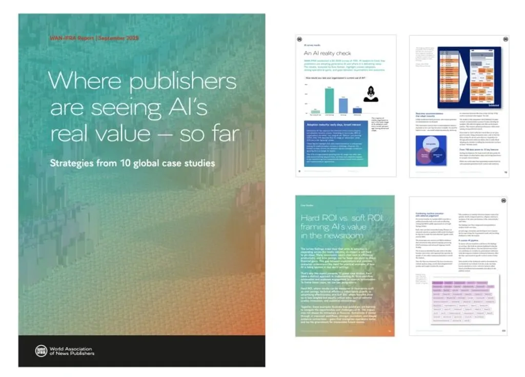 ദ ഹിന്ദു പോലുള്ള ഇന്ത്യൻ വാർത്താ പ്രസാധകർ ന്യൂസ് റൂം കാര്യക്ഷമത, ഉപയോക്തൃ ഇടപഴകൽ, ഉള്ളടക്കങ്ങൾ വ്യക്തിഗതമാക്കൽ എന്നിവ മെച്ചപ്പെടുത്തുന്നതിന് നിർമ്മിതബുദ്ധി സാങ്കേതികവിദ്യയെ ഫലപ്രദമായി ഉപയോഗിക്കുന്നുതായി വാൻ-ഇഫ്ര "WAN-IFRA's 6th AI report: Publishers' perspective on the AI value equation" എന്ന തലക്കെട്ടിലെ AI റിപ്പോർട്ടിൽ വ്യക്തമാക്കുന്നു. 