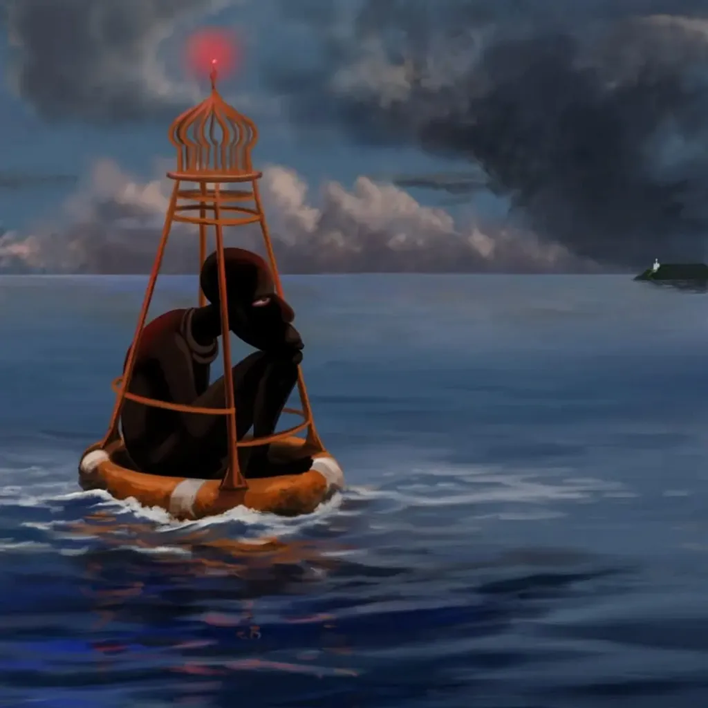 മലയാളി ചിത്രകാരനായ മിഥുൻ മോഹന്റെ വിഖ്യാതമായ ‘കാപ്പിരി’ അംഫിബിയൻ എസ്തറ്റിക്സിന്റെ പ്രധാന ആകർഷണങ്ങളിലൊന്നാണ്. 