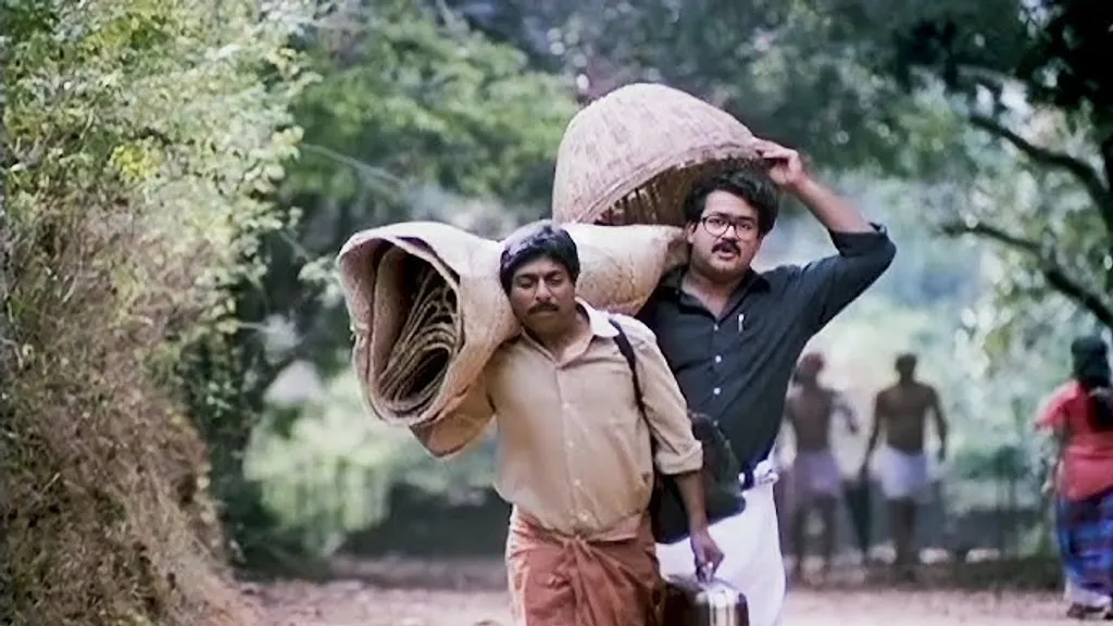 'മിഥുനം' എന്ന ചിത്രത്തിൽ സേതുമാധവൻ എന്ന കഥാപാത്രത്തിലൂടെ ബിസിനസ്സ് പ്ലാനുകളിൽ പ്രായോഗികതയേക്കാൾ വൈകാരികത കലർത്തുന്ന ശരാശരി മലയാളിയുടെ സംരംഭകത്വ ശൈലിയെ അദ്ദേഹം വിമർശനാത്മകമായി അവതരിപ്പിച്ചു. 