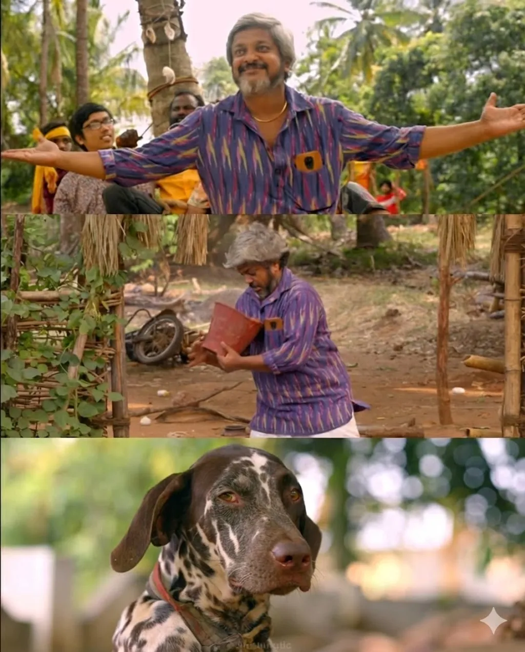 പാത്രനിർമിതിയിലും അഭിനയത്തിലും അപാരമായ കൺസിസ്റ്റൻസി പുലർത്തുന്ന മാഷിന്റെ കഥാപാത്രത്തെ എടുത്തു പറയാതെ പറ്റില്ല. മനുഷ്യന്റെ കുത്സിതവും ക്ഷുദ്രവും ഹിംസാഭിമുഖവുമായ മാനസിക നിലയുടെ നിദർശനമാണയാൾ. 