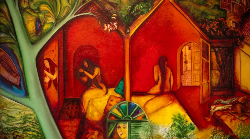 കൃതികളുടെ ഭാഷ കണ്ടെത്തുന്നതിലും, പ്രമേയങ്ങൾ സ്വീകരിക്കുന്നതിലും, കലയുടെ അർത്ഥവും സങ്കേതവും ചരിത്രപരതയും എന്തെന്നു വകതിരിച്ചെടുക്കുന്നിലും, താനുൾപ്പെട്ട "ഗ്രൂപ്പ് 1890"ന്റെ ആശയങ്ങളും നിലപാടുകളും ഗുലാം ഷെയ്ഖിൽ സ്വാധീനം ചെലുത്തിയിട്ടുണ്ടാകും. 