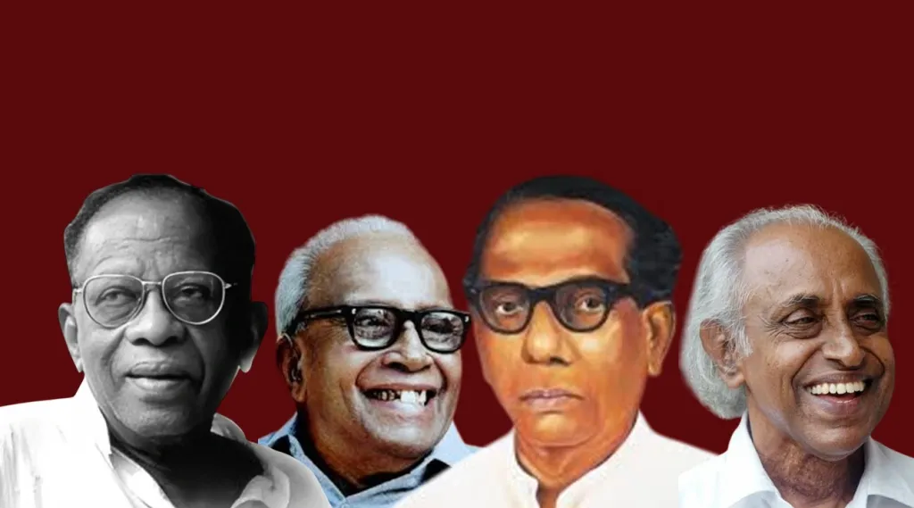  ഇ.എം. എസ്സും മുണ്ടശ്ശേരിയും അഴീക്കോടും വിജയൻ മാഷും പോലുള്ള അതികായരായിരുന്നു മലയാളി എന്ത് ചർച്ച ചെയ്യണമെന്ന് ഒരു കാലത്ത് നിർണ്ണയിച്ചിരുന്നത്. 