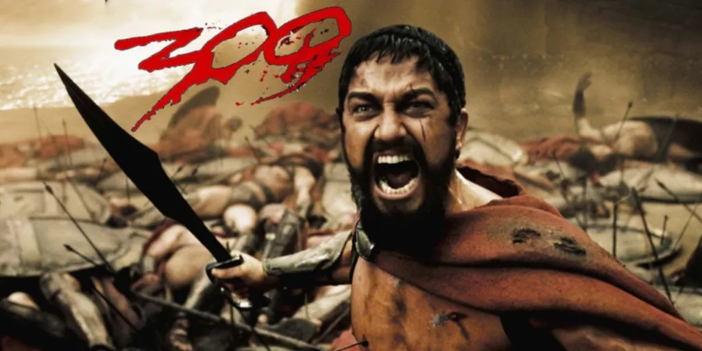 2006- ൽ വാർണർ ബ്രദേഴ്സ്, ഫ്രാങ്ക് മില്ലറുടെ വളരെ പ്രശസ്തമായ ഒരു ഗ്രാഫിക്ക് നോവൽ ‘300’ എന്ന പേരിൽ സിനിമയായി നിർമിച്ചു. കിരാതമായ പേർഷ്യൻ അധിനിവേശത്തെ ചെറുത്തുനിൽക്കുന്ന ‘പാശ്ചാത്യസംസ്കാര’ സംരക്ഷകരായ സ്പാർട്ടൻ യോദ്ധാക്കളുടെ കഥയാണ് സിനിമ.