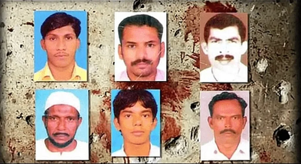 ബീമാപള്ളി പോലീസ് വെടിവയ്പ്പിൽ കൊല്ലപ്പെട്ടവർ. കടൽത്തീരത്തത്തെ മുസ്ലിം പ്രദേശങ്ങളിൽ ഭരണകൂട നിരീക്ഷണം വലിയ തോതിൽ ശക്തിപ്പെടുത്തുകയായിരുന്നു. ഈ കടൽത്തീരത്തുള്ള മുസ്ലിം കുടുംബങ്ങളെ ഒക്കെ സംശയത്തോടെ കണ്ടുതുടങ്ങി.