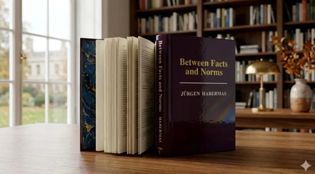 ഹേബർമാസിന്റെ മുഖ്യപരിഗണനാവിഷയം ജനാധിപത്യമായിരുന്നു. ജനാധിപത്യം എന്നത് കേവലം വോട്ടുപെട്ടിയിലൊതുങ്ങുന്ന ഒന്നല്ല എന്ന് വസ്തുതകൾക്കും മൂല്യങ്ങൾക്കുമിടയിൽ (Between Facts and Norms) എന്ന കൃതിയിലൂടെ അദ്ദേഹം സമർത്ഥിച്ചു. 