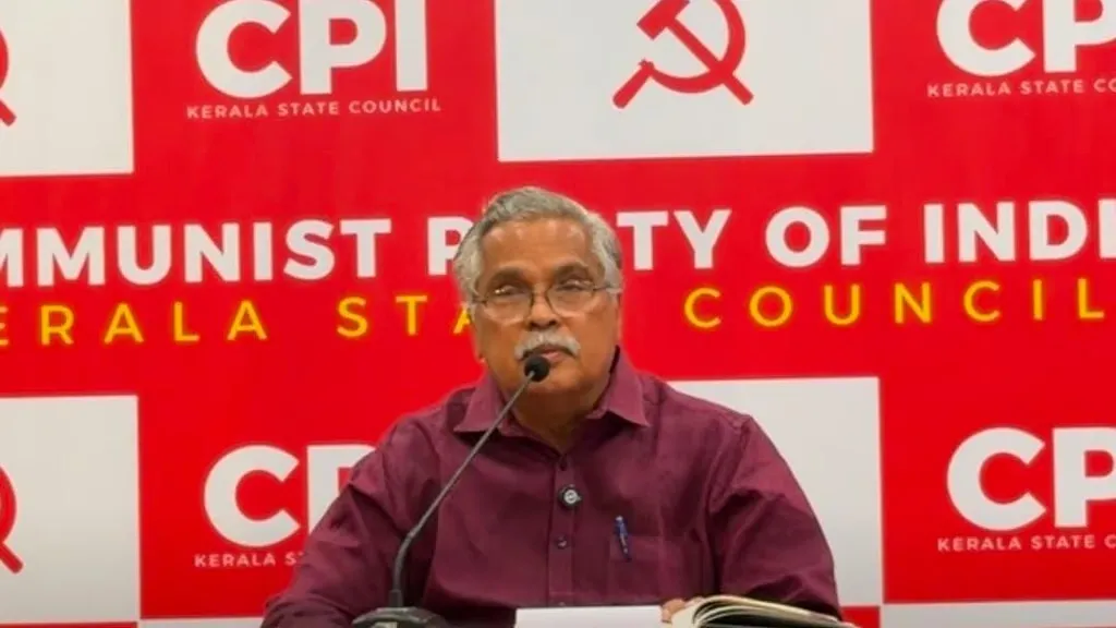 സി. പി. ഐ. സംസ്ഥാന സെക്രട്ടറി  ബിനോയ് വിശ്വം