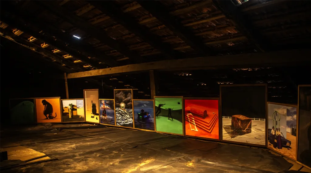 മിഥുൻ മോഹന്റെ കാപ്പിരി മുത്തപ്പൻ സീരീസ്, ആംഫിബിയൻ എസ്തെറ്റിക്സുമായി ആഴത്തിൽ ബന്ധപ്പെട്ട ഒരു സ്മരണാത്മക ഇടമാണ്. 