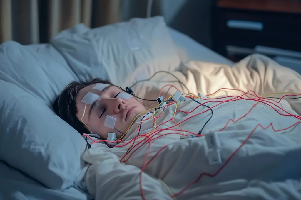 ഒ.എസ്.എ സംശയിക്കുന്നവർക്കുള്ള പ്രധാന പരിശോധനയാണ് സ്ലീപ് സ്റ്റഡി (Polysomnography). ഇതിൽ ശ്വാസം, ഓക്സിജൻ അളവ്, ഹൃദയമിടിപ്പ്, തലച്ചോറിലെ വൈദ്യുത തരംഗങ്ങൾ, 	ഉറക്കഘട്ടങ്ങൾ, കൂർക്കംവലി- എല്ലാം ഒരു രാത്രിയിൽ വിലയിരുത്തുന്നു.