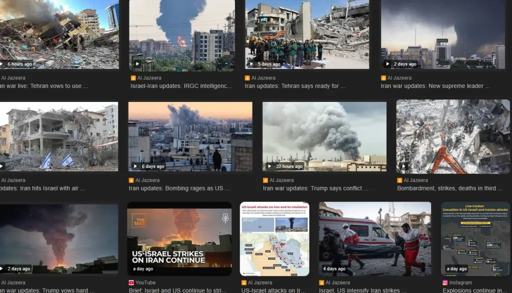 ടെലിവിഷൻ ചാനലുകളിലും മൊബൈൽ ഫോണിലും പശ്ചിമേഷ്യയിൽ നടക്കുന്ന യുഎസ്-ഇസ്രയേൽ/ഇറാൻ യുദ്ധത്തിന്റെ ലൈവ് വീഡിയോകൾ കണ്ടുകൊണ്ടാണ് നാം താപവർധനവിനെക്കുറിച്ച് വേവലാതിപ്പെടുന്നത്