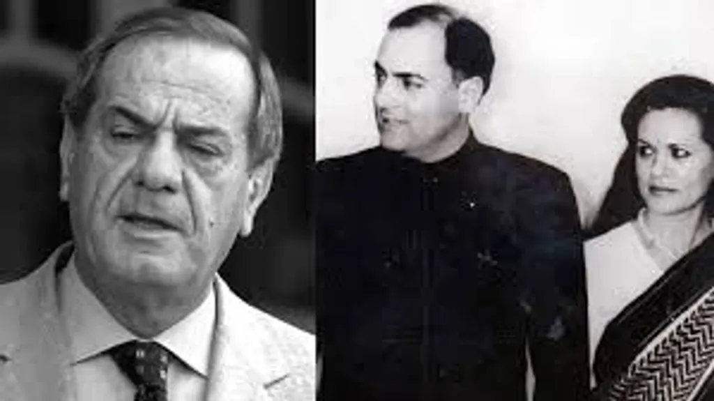 ഒറ്റേവിയോ ക്വത്റോക്കി, രാജീവ് ഗാന്ധി, സോണിയ ഗാന്ധി