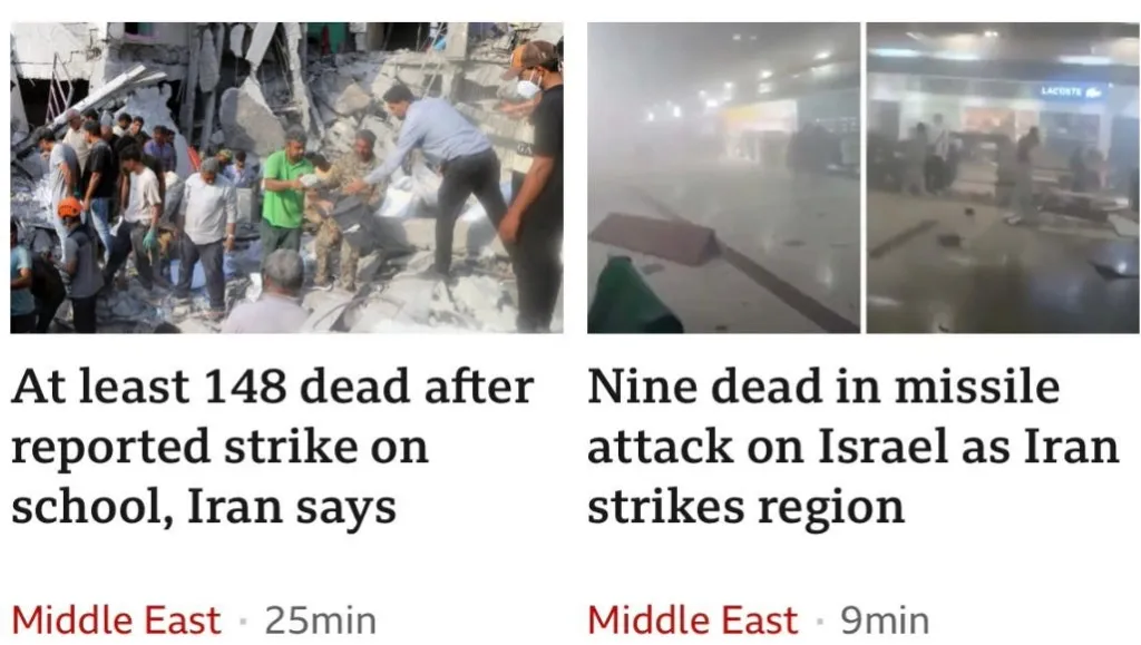 ലൈവ് അപ്‌ഡേറ്റുകൾ, സോഷ്യൽ മീഡിയ വീഡിയോകൾ, വൈറൽ ക്ലിപ്പുകൾ എന്നിവയിലൂടെ യുദ്ധം പലപ്പോഴും വികാരപരമായ ദൃശ്യാനുഭവമായി മാറുന്നു. 