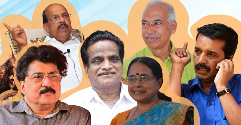 പി.കെ. ശശി, ജി. സുധാകരൻ, ടി.കെ. ഗോവിന്ദൻ, പി.കെ. ശ്യാമള, വി. കുഞ്ഞികൃഷ്ണൻ, എ. സുരേഷ്. പ്രധാന നേതാക്കളുടെയും സിറ്റിങ് എം.എൽ.എമാരുടെയും പഴയ എം.എൽ.എമാരുടെയും ഇത്ര വ്യാപക കൂറുമാറ്റങ്ങൾ - പ്രത്യേകിച്ച് കമ്യൂണിസ്റ്റ് പാർട്ടികളിൽ നിന്ന് - കേരള രാഷ്ട്രീയത്തിൽ ഇതാദ്യമായാണ്. 