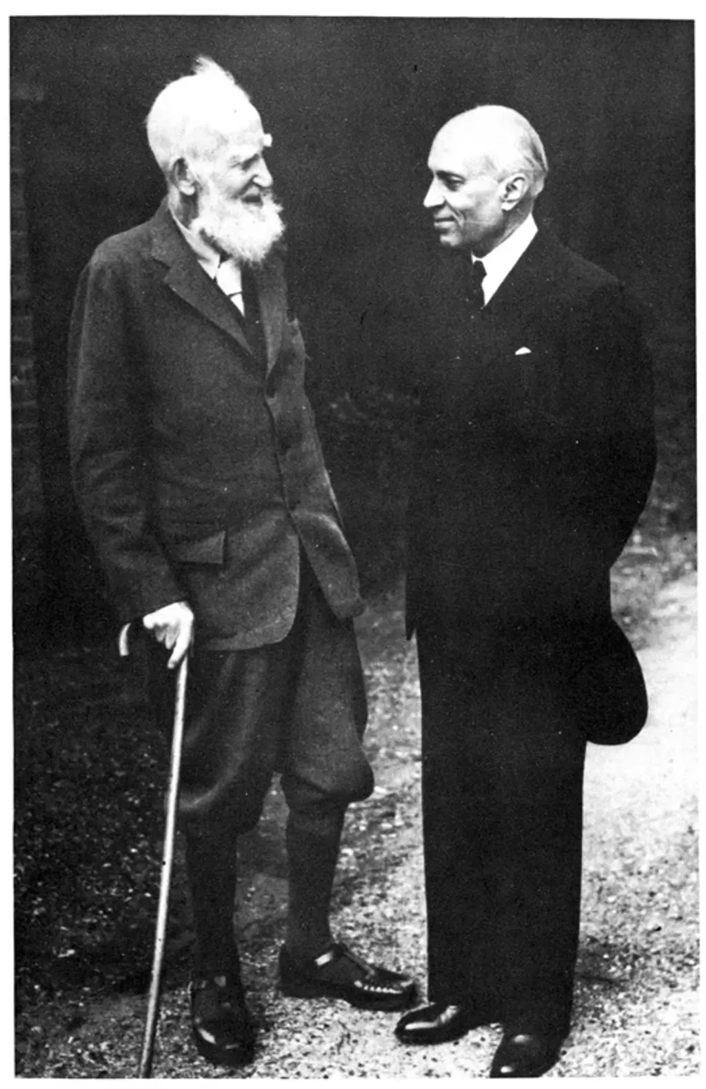  ജവഹർലാൽ നെഹ്‌റുവും ജോർജ് ബെർണാഡ് ഷായും