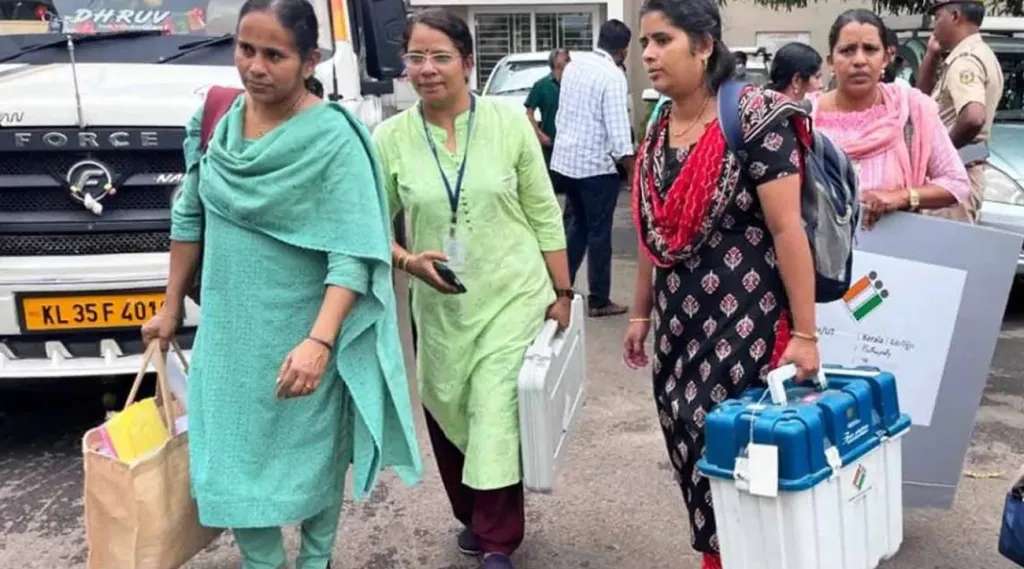 ആധുനികതയുടെ ചിഹ്നങ്ങളായ വോട്ടിംഗ് മെഷീനും, ഓൺലൈൻ ആപ്പും ഒക്കെ  ഫലപ്രദമായി  ലഭ്യമായിരിക്കെ തന്നെയാണ്, സർക്കാർ കെട്ടുമാറാപ്പുകളുടെ ഭാഗമായി ഒരായിരം പൂരിപ്പിക്കാനുള്ള  ഫോമുകളും കവറുകളും ചുമക്കേണ്ടി വരുന്നത്. 