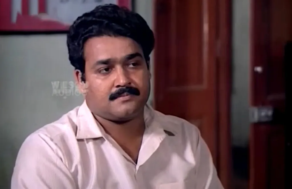 ‘വാസ്തുഹാര’യിൽ മോഹൻലാൽ. അഭയാർഥികളെ സംബന്ധിച്ച മാനുഷികമായി തീരുമാനമെടുക്കേണ്ടുന്ന ചില കാര്യങ്ങളിൽ വേണുവിന് നിയമത്തിനോടും സിസ്റ്റത്തിനോട് വിധേയത്വം മാത്രം പുലർത്തേണ്ടിവരുന്ന അവസരങ്ങൾ കാണാം. ജീവിതത്തിലുടനീളം അധികാരികളുടെ ആജ്ഞകൾ അനുസരിക്കുന്ന ഒരാളായാണ് വേണു ചിത്രീകരിക്കപ്പെട്ടിരിക്കുന്നത്. 