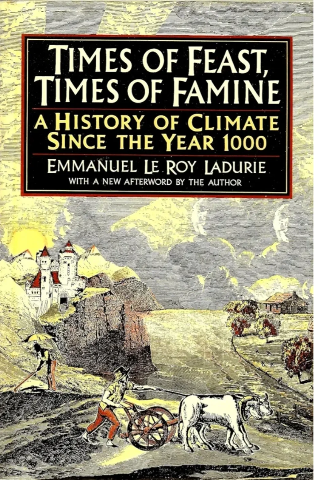Times of Feast, Times of Famine: A History of Climate Since the Year 1000, എന്ന കൃതിയിലാണ് ഫ്രഞ്ച് വിപ്ലവത്തിനെക്കുറിച്ച് നേരിട്ടുള്ള പഠനമല്ലെങ്കിലും, അതിന്റെ ദീർഘകാല അടിത്തട്ട് (Long Duree) കാരണങ്ങളിലേക്ക് ലദൂരിവ്യക്തത നൽകുന്നുണ്ട്. 