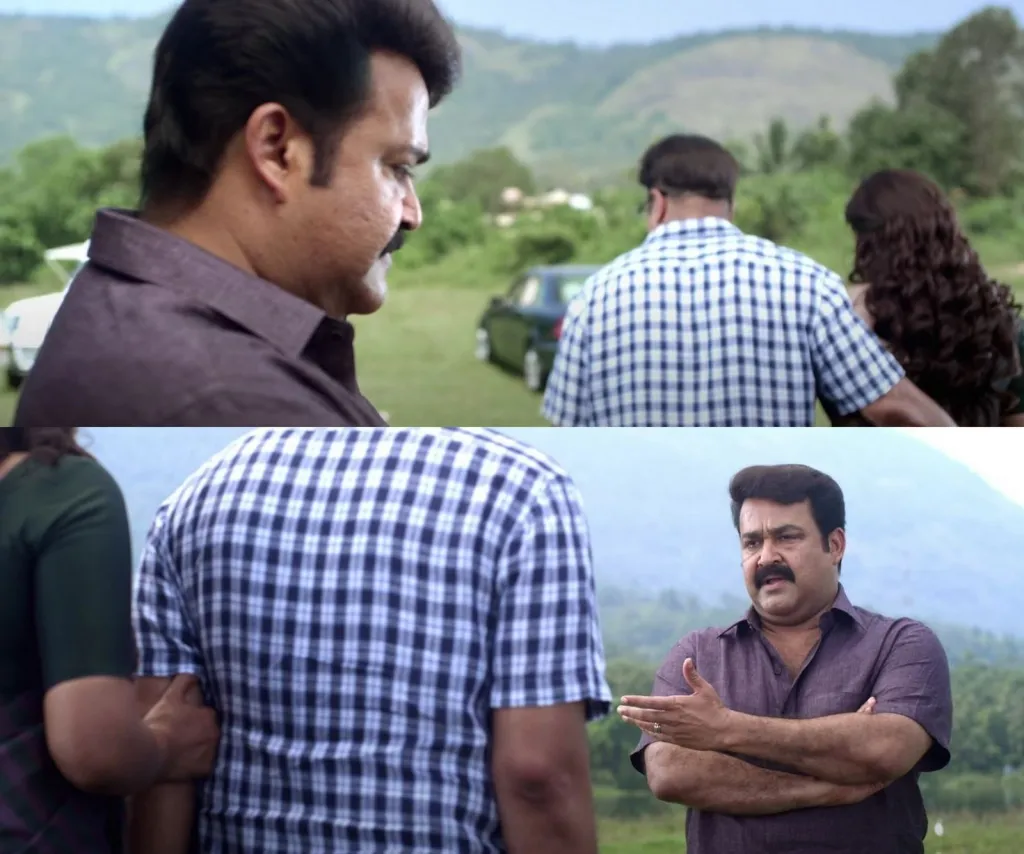 പ്രേക്ഷകരെ ആകർഷിക്കാൻ മോഹൻലാൽ ഇവിടെ ഉപയോഗിക്കുന്നത് അത്യുഗ്രൻ ഡയലോഗുകളോ പ്രകടനപരതയോ അല്ല; മറിച്ച് പൂർണ്ണമായ നിശ്ശബ്ദതയും നിസ്സംഗതയുമാണ്. 'ദൃശ്യം' സീരീസിലുടനീളം ജോർജുകുട്ടി എന്ന കഥാപാത്രം വലിയൊരു സത്യം ഉള്ളിൽ ഒളിപ്പിച്ചു വെച്ചാണ് ജീവിക്കുന്നത്. 
