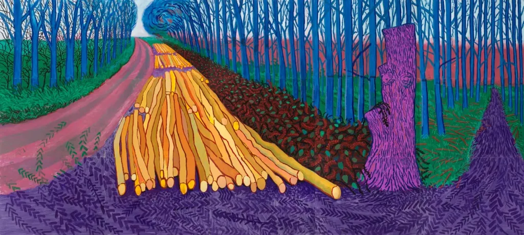 David Hockney, Winter Timber, 2009