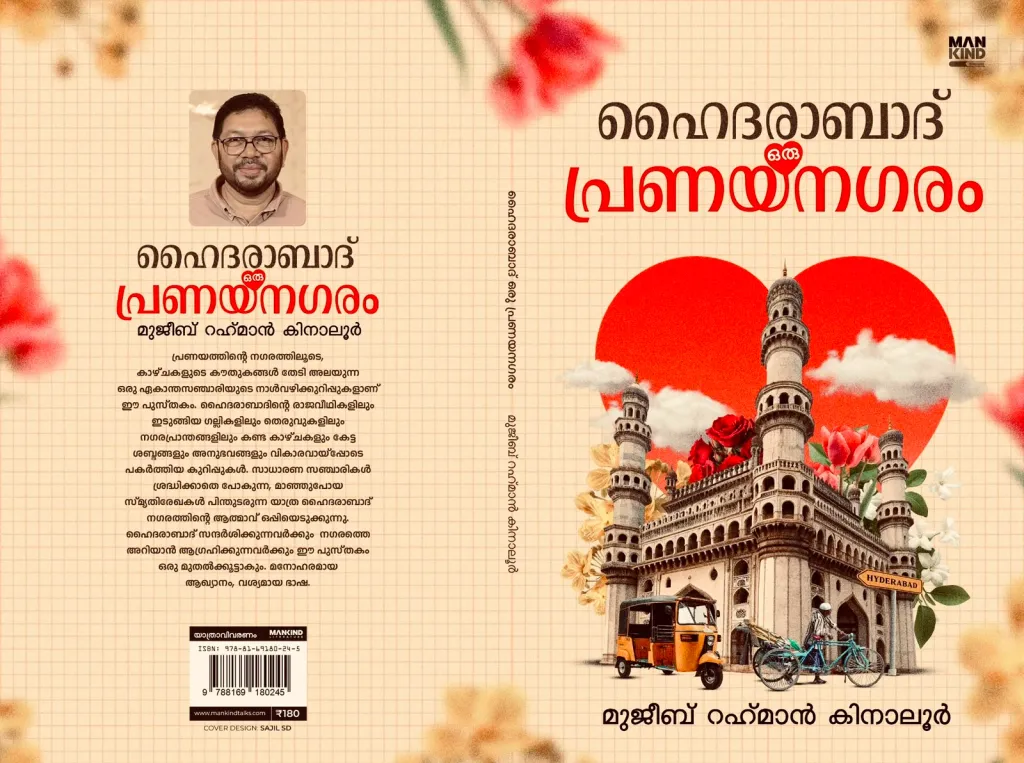 ഹൈദരാബാദ് നഗരത്തിന്റെ ഗൃഹാതുരമായ ഇടവഴികളിലൂടെ, പിന്നിലേക്ക് നീണ്ടുകിടക്കുന്ന അതിന്റെ ചരിത്രത്തിന്റെ ഏടുകളിലൂടെ, പ്രണയത്തിന്റെ നിത്യഹരിതസുഗന്ധം തേടിയുള്ള ഒരു യാത്രയാണ് മുജീബ് റഹ്‌മാൻ കിനാലൂരിന്റെ 'ഹൈദരാബാദ് ഒരു പ്രണയനഗരം' എന്ന പുസ്തകം. 