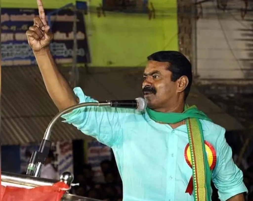 സെന്തമിഴ് സീമാൻ. ഹിന്ദുത്വ ഭാഷ സ്വീകരിച്ച് ന്യൂനപക്ഷ വിരുദ്ധവും അപകടകരവുമായ പാതയിലേക്ക് നീങ്ങുക വഴി സീമാന് ഒരു സവിശേഷ പരിവേഷം രാഷ്ട്രീയത്തിൽ ലഭിച്ചു.