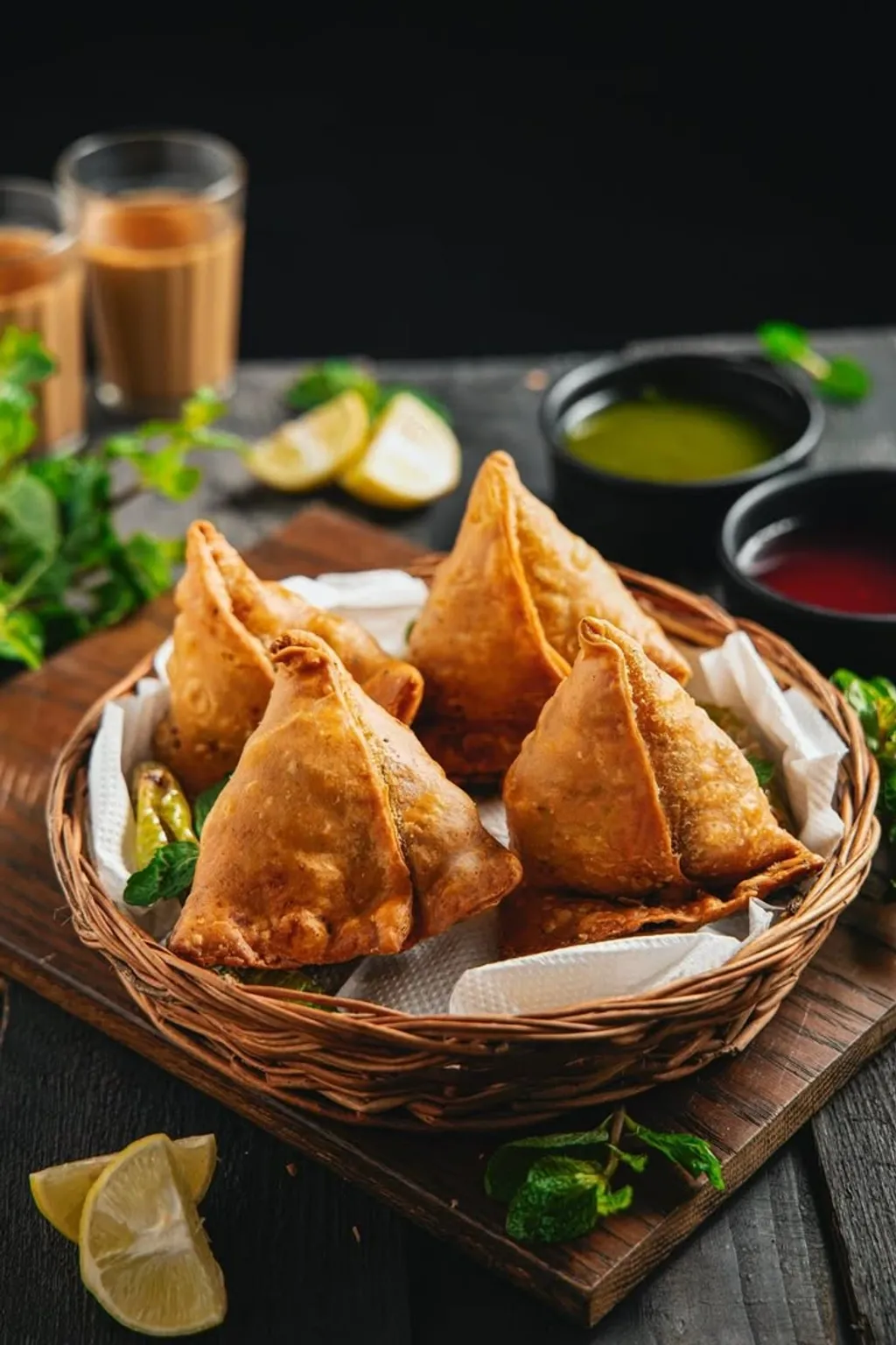 ഓരോ ദേശത്തും പ്രാദേശിക ഭക്ഷണസംസ്കാരങ്ങളുമായി ഇണങ്ങിച്ചേർന്നപ്പോൾ പേരിലും പാചകരീതിയിലും ചെറിയ മാറ്റങ്ങളുണ്ടായി. സംബുസ, സംബുസാക് തുടങ്ങിയ പേരുകളിൽ അത് വിവിധ പ്രദേശങ്ങളിൽ പ്രചരിച്ചു.