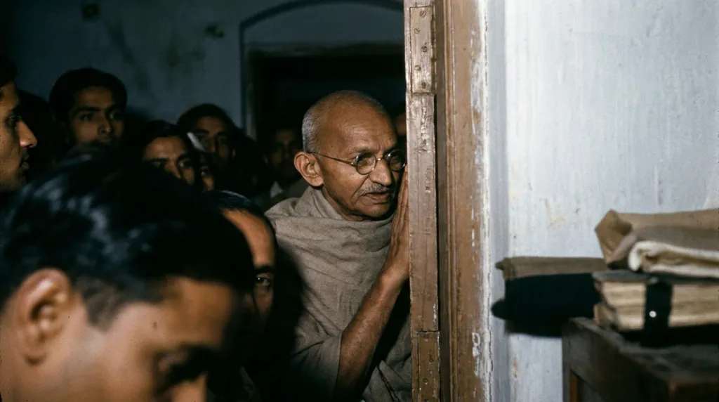 ഗാന്ധിയുടെ ദൃശ്യപ്രതിനിധാനം അദ്ദേഹത്തിന്റെ രാഷ്ട്രീയത്തെ ജനങ്ങളിലെത്തിക്കുന്ന ആശയവിനിമയരീതിയായിരുന്നു. 